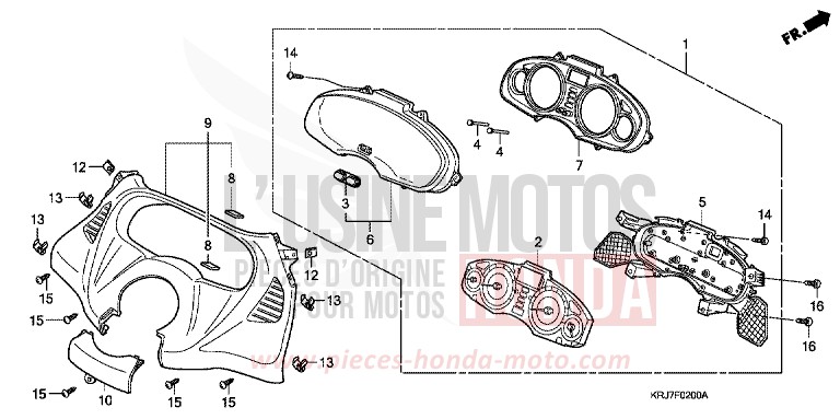 COMPTEUR DE VITESSE von S-wing ABS PEARL HARVEST GREEN (GY136) von 2011